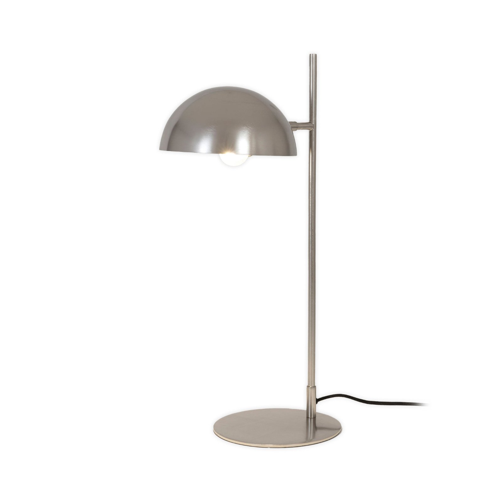 Miro bordlampe, sølvfarvet, højde 58 cm, jern/messing
