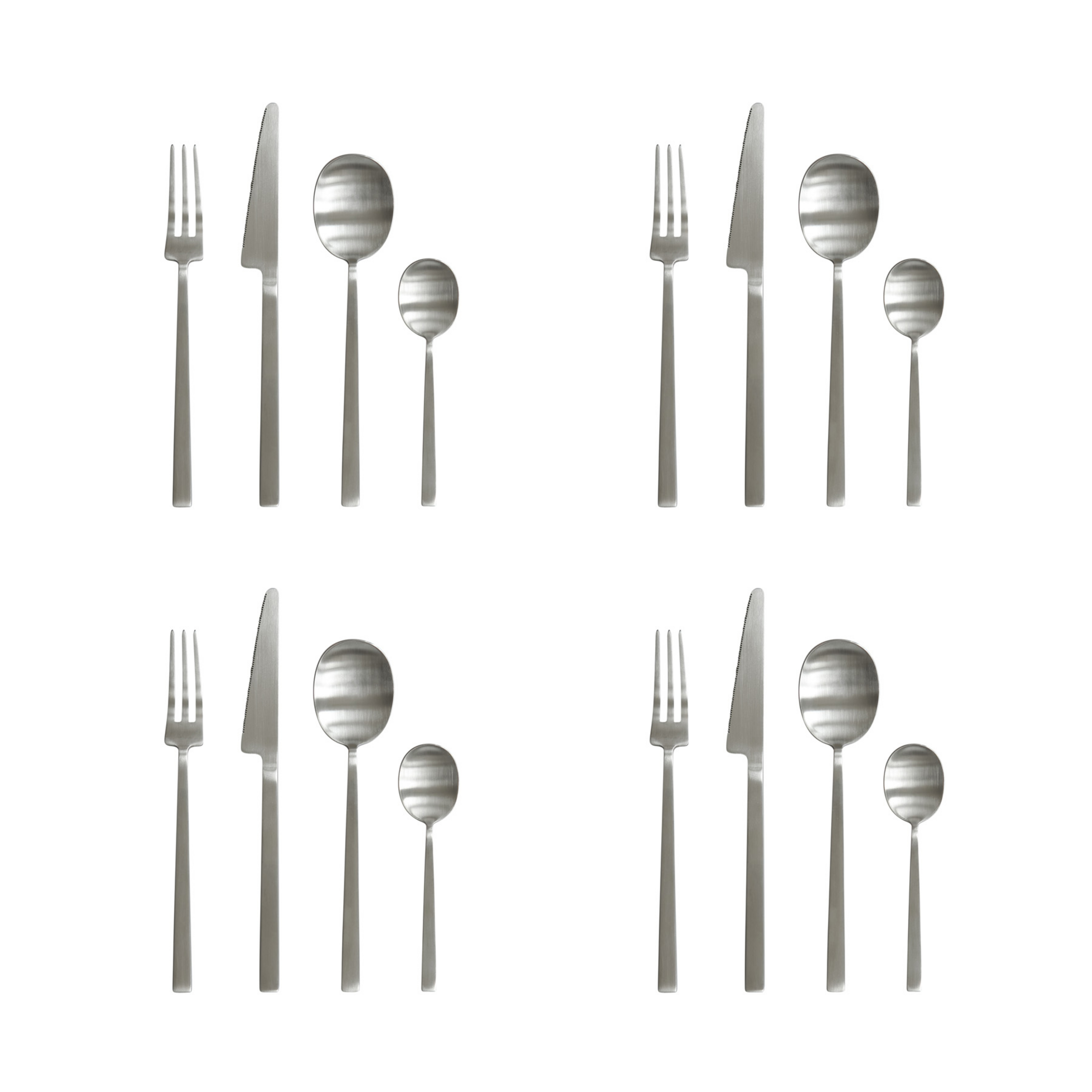 Kogei Besteckset, Stahl, 16er-Set - 101 Copenhagen