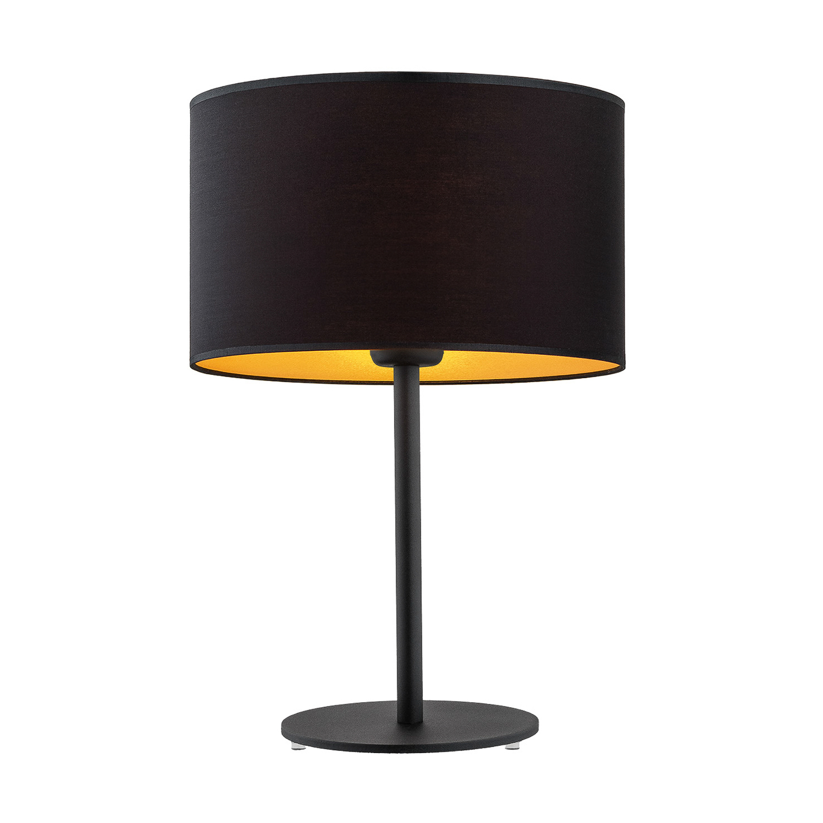 Lobera table lamp, all in black
