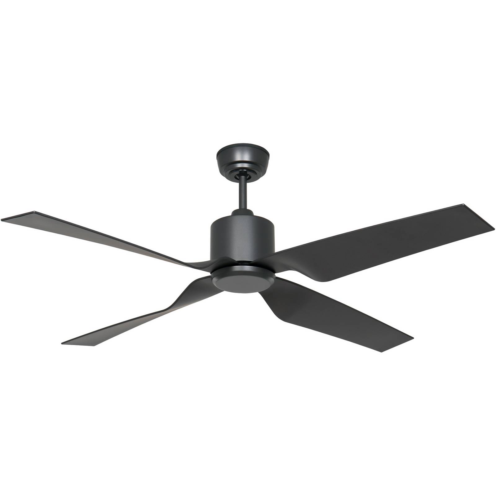 Deckenventilator Eco Ventos, grau, Metall, IP44, DC, WiFi