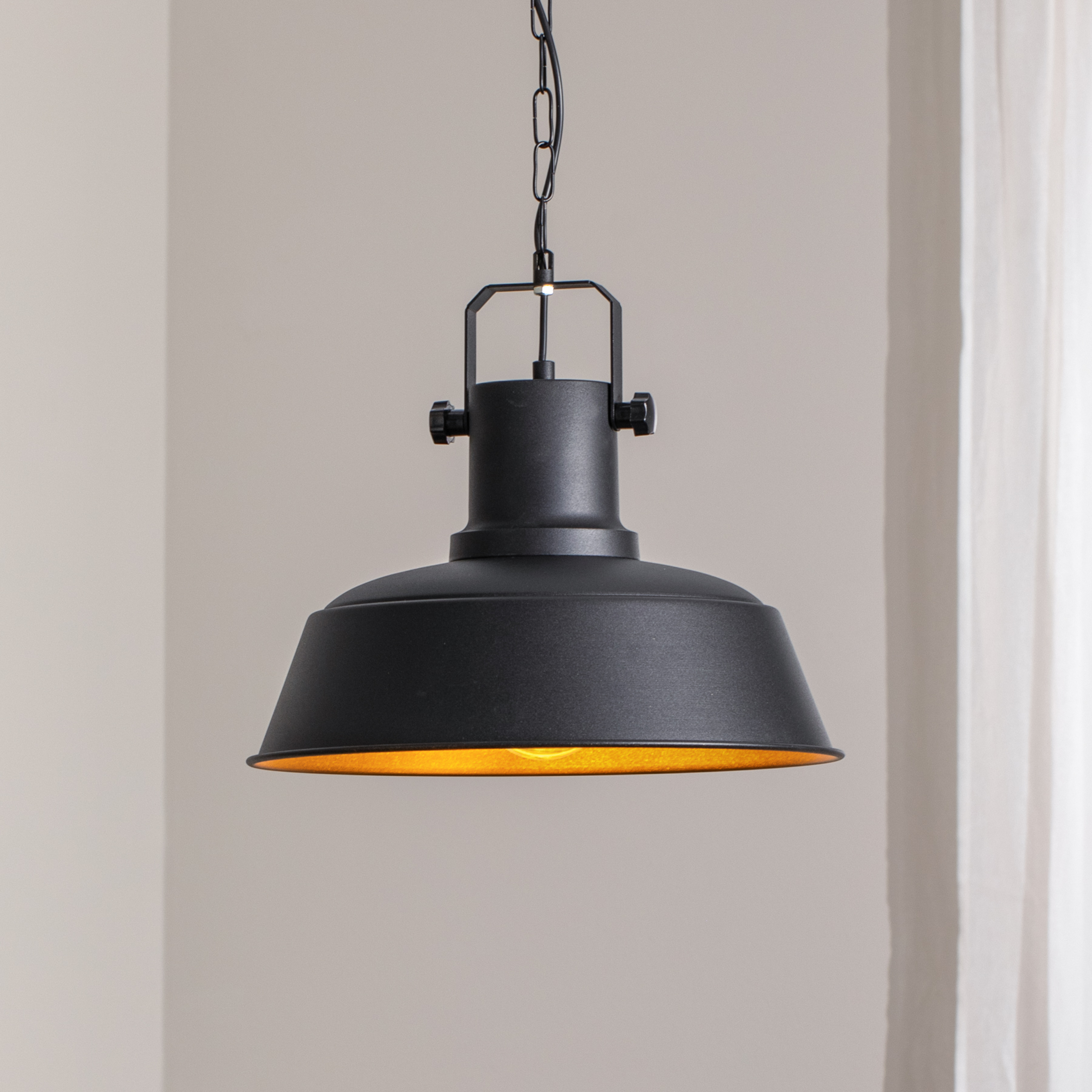 Orema hengelampe, svart, Ø 40 cm, metall, E27