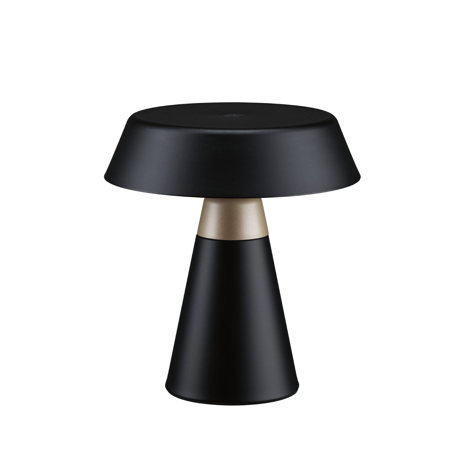 Candeeiro de mesa LED recarregável Paulmann Lirox, preto/bege, 20 cm, IP44