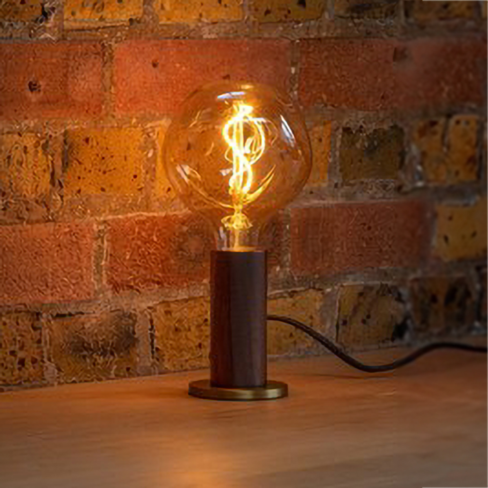 Knuckle Lampe de Table w/Voronoi I Walnut - Tala