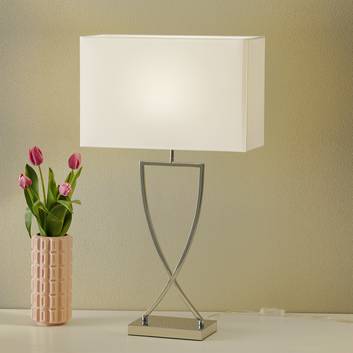 Fabric shade table lamp Toulouse, 68.5 cm tall