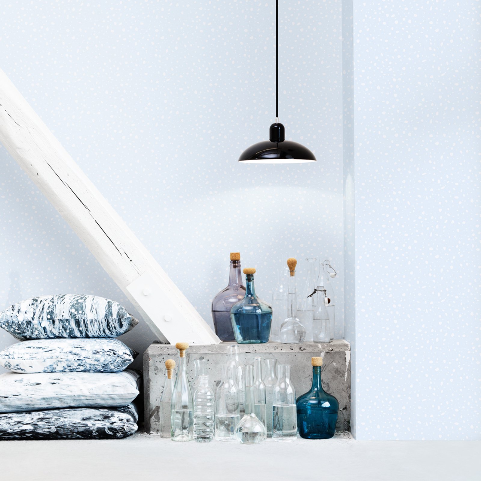 KAISER idell™ 6631-P Závěsná Lampa Čierna - Fritz Hansen