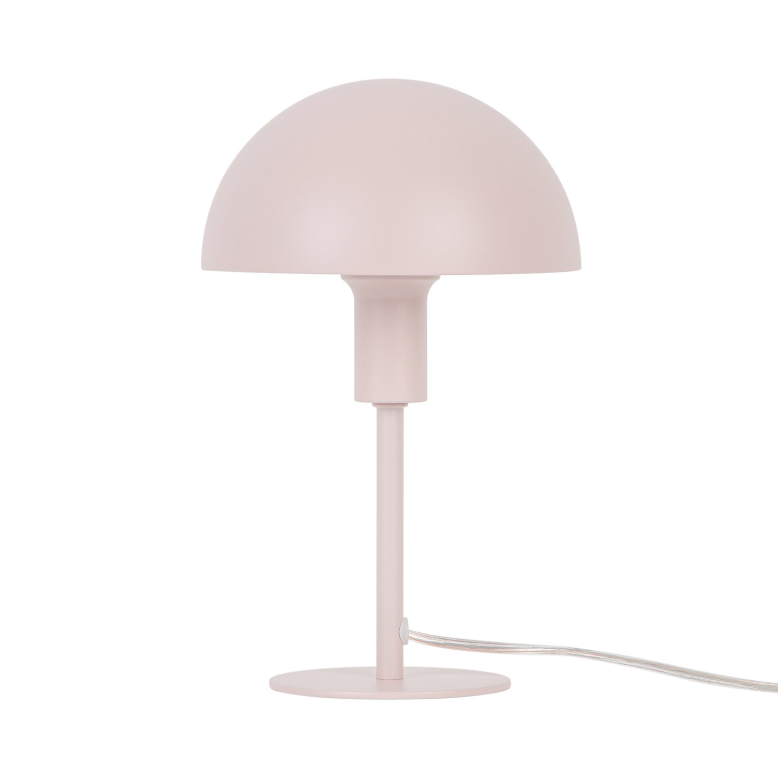 Stolní lampa Ellen mini z kovu, růžová