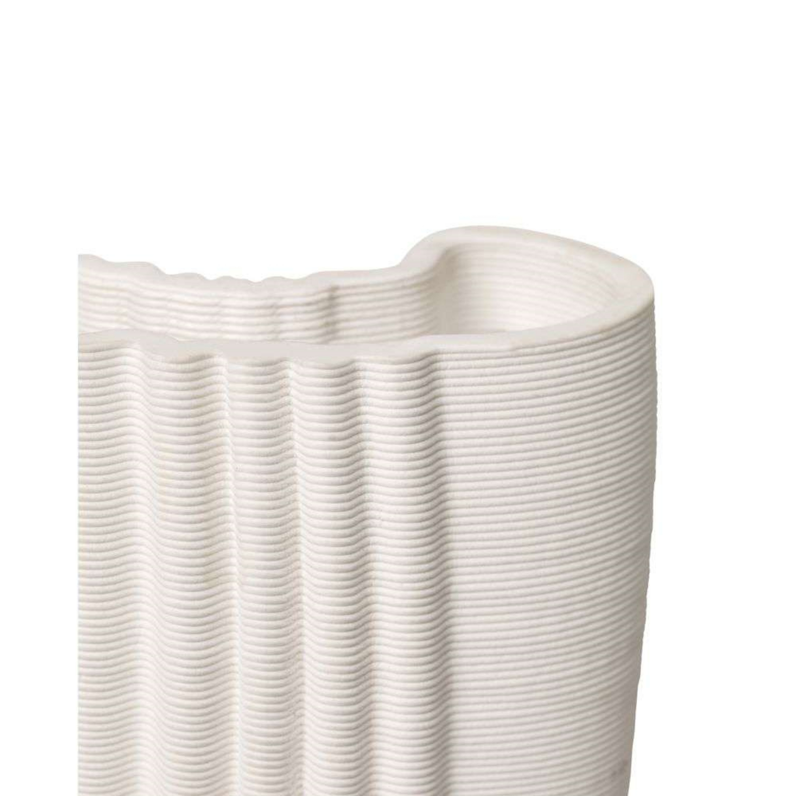 Moire Vase Off-White - ferm LIVING