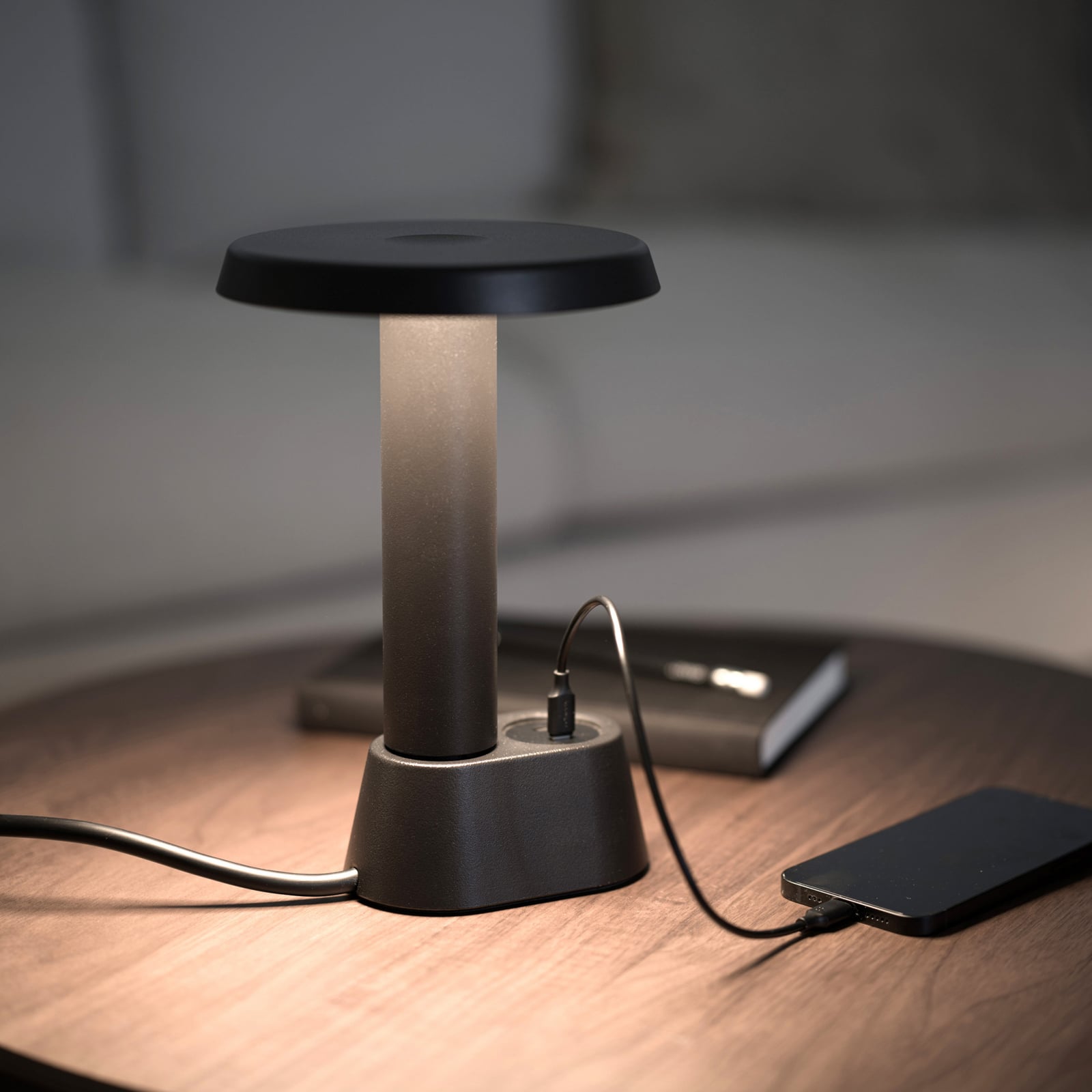 Prise NOMAD BLOCK noire 1xType F, USB - Forming Function