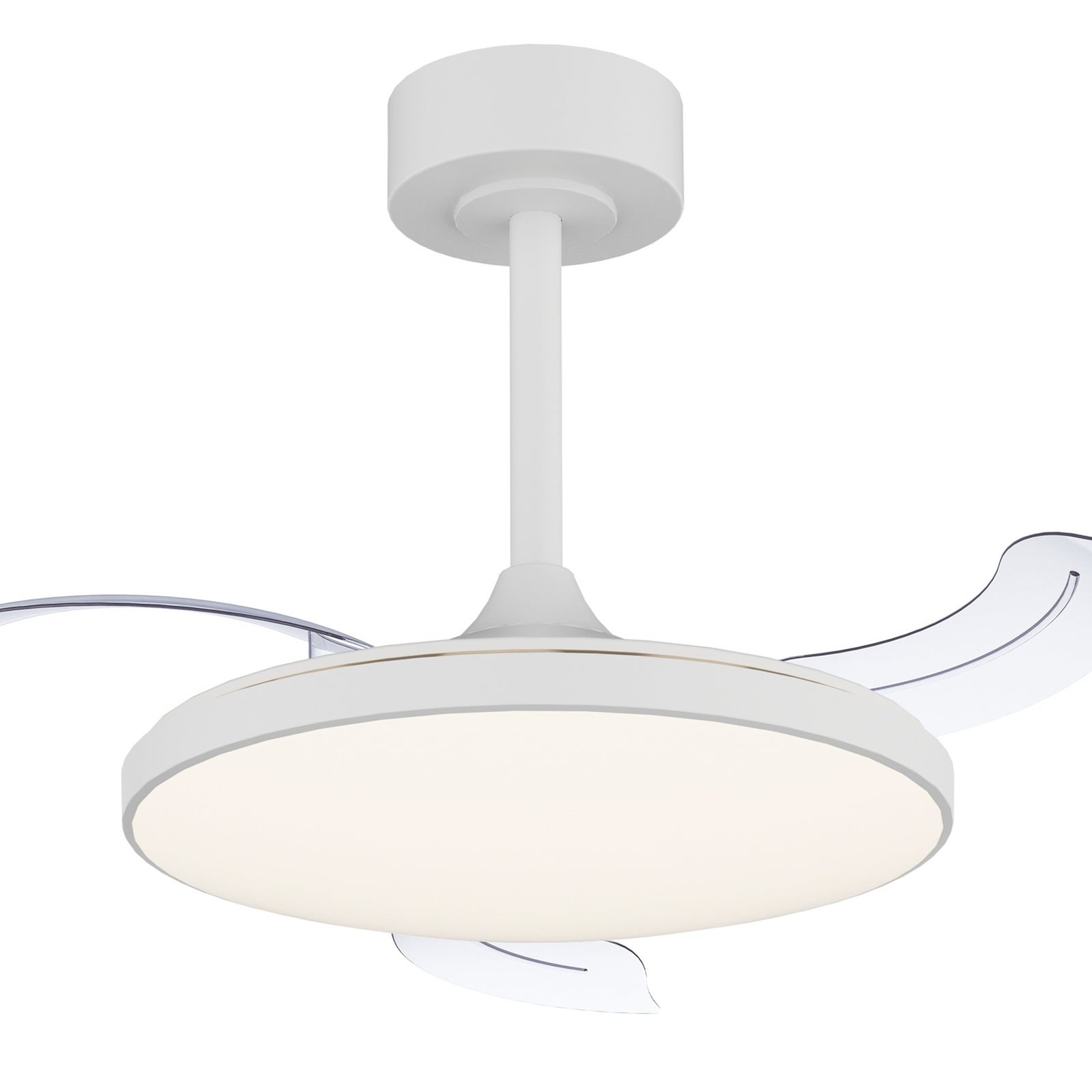 LED plafondventilator Slim Mini wit DC stil CCT - Mantra LED plafondventilator Slim Mini wit DC stil CCT - Mantra
