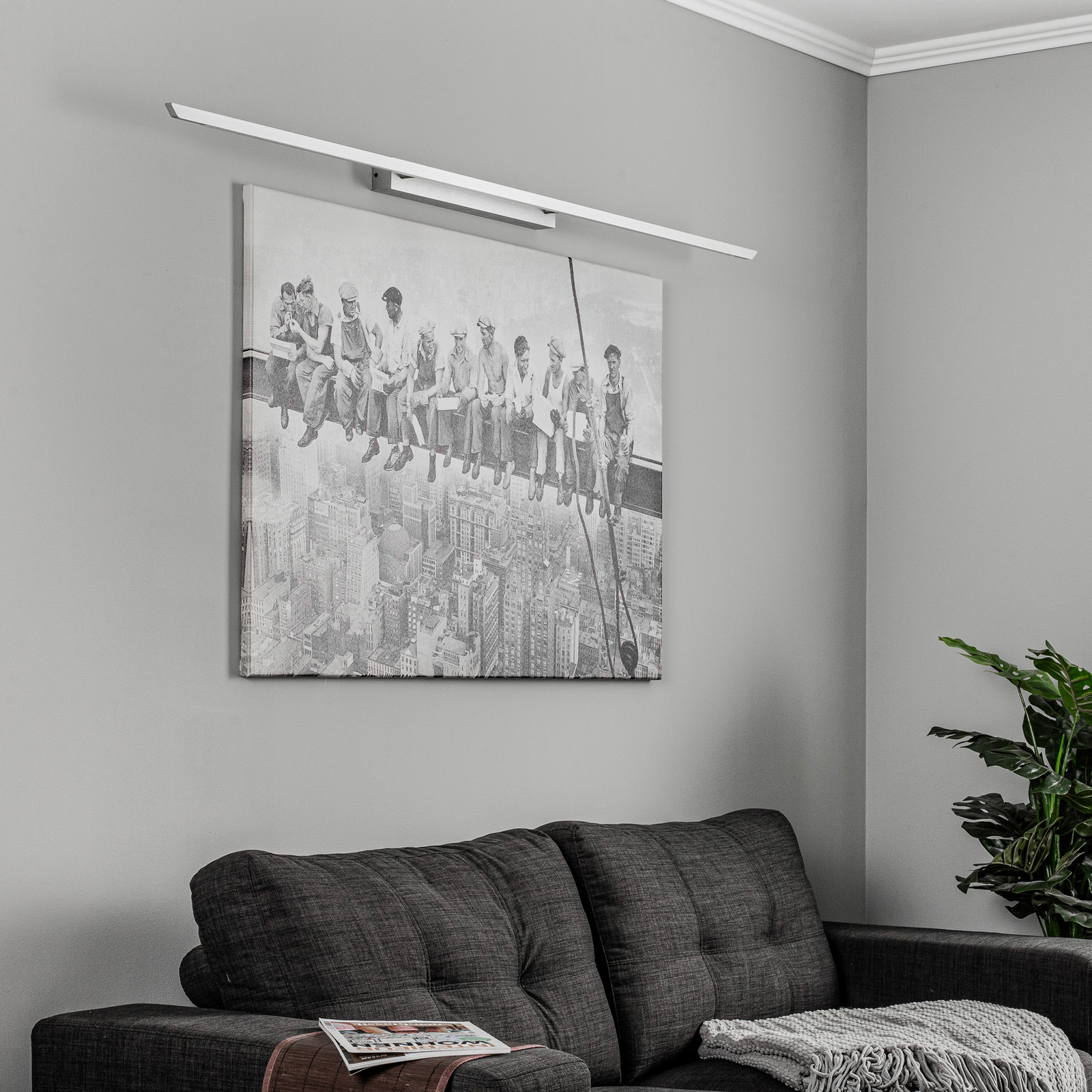 Quitani Niara LED svjetiljka za slike CCT aluminij eloksiran prirodni