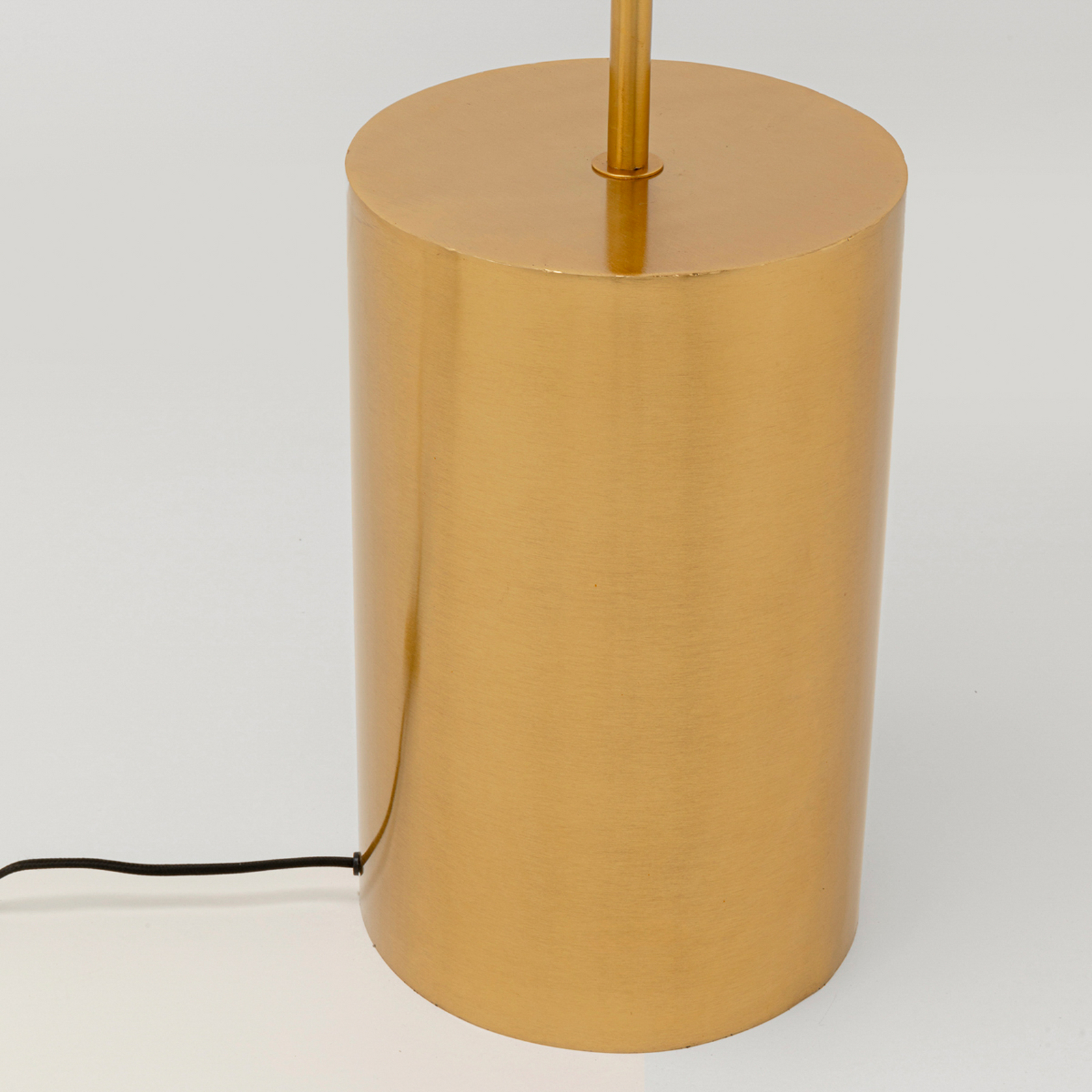 Lampe sur pied KARE Loungy, couleur or, métal, 160 cm, E27