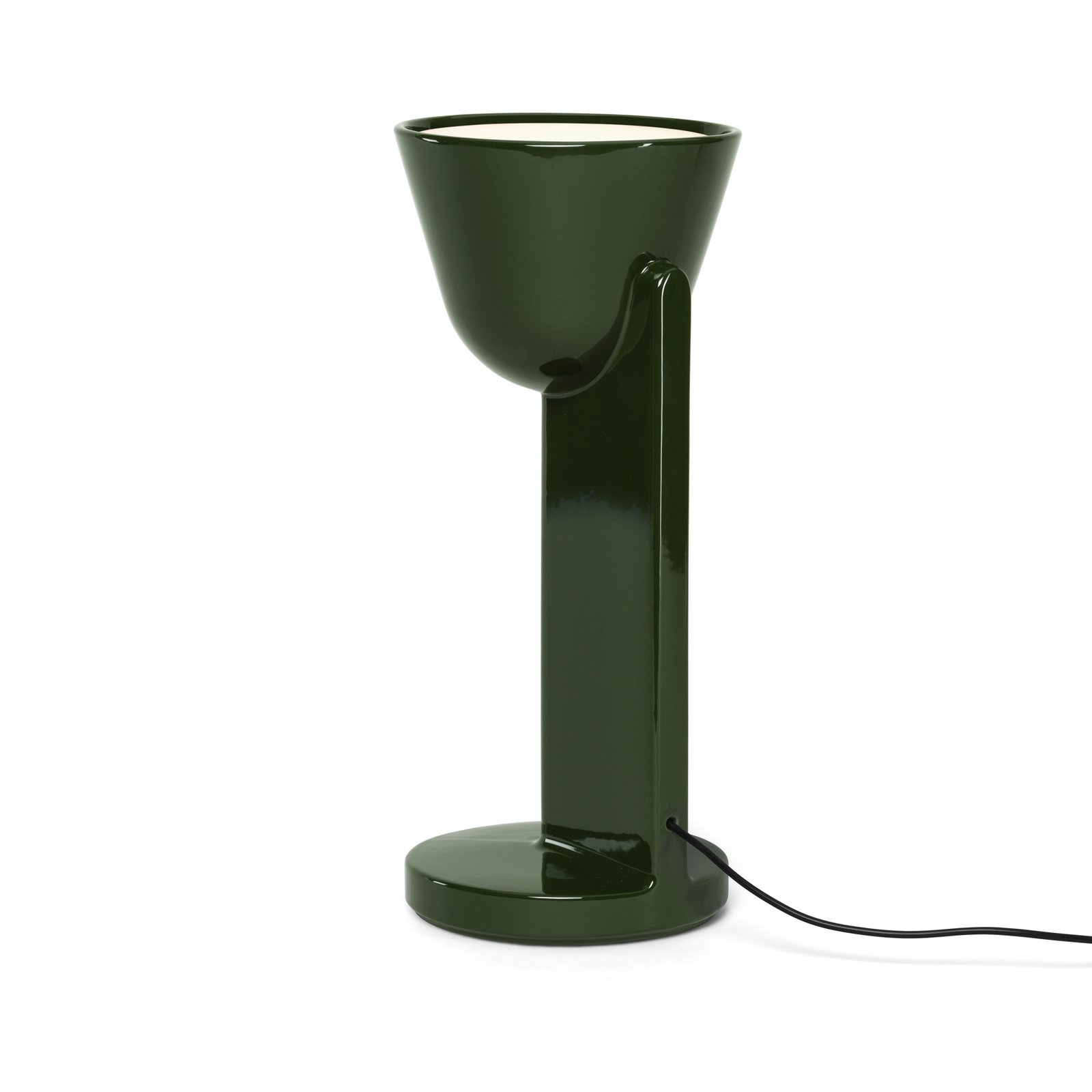 Lámpara de mesa Up, verde, de FLOS Céramique