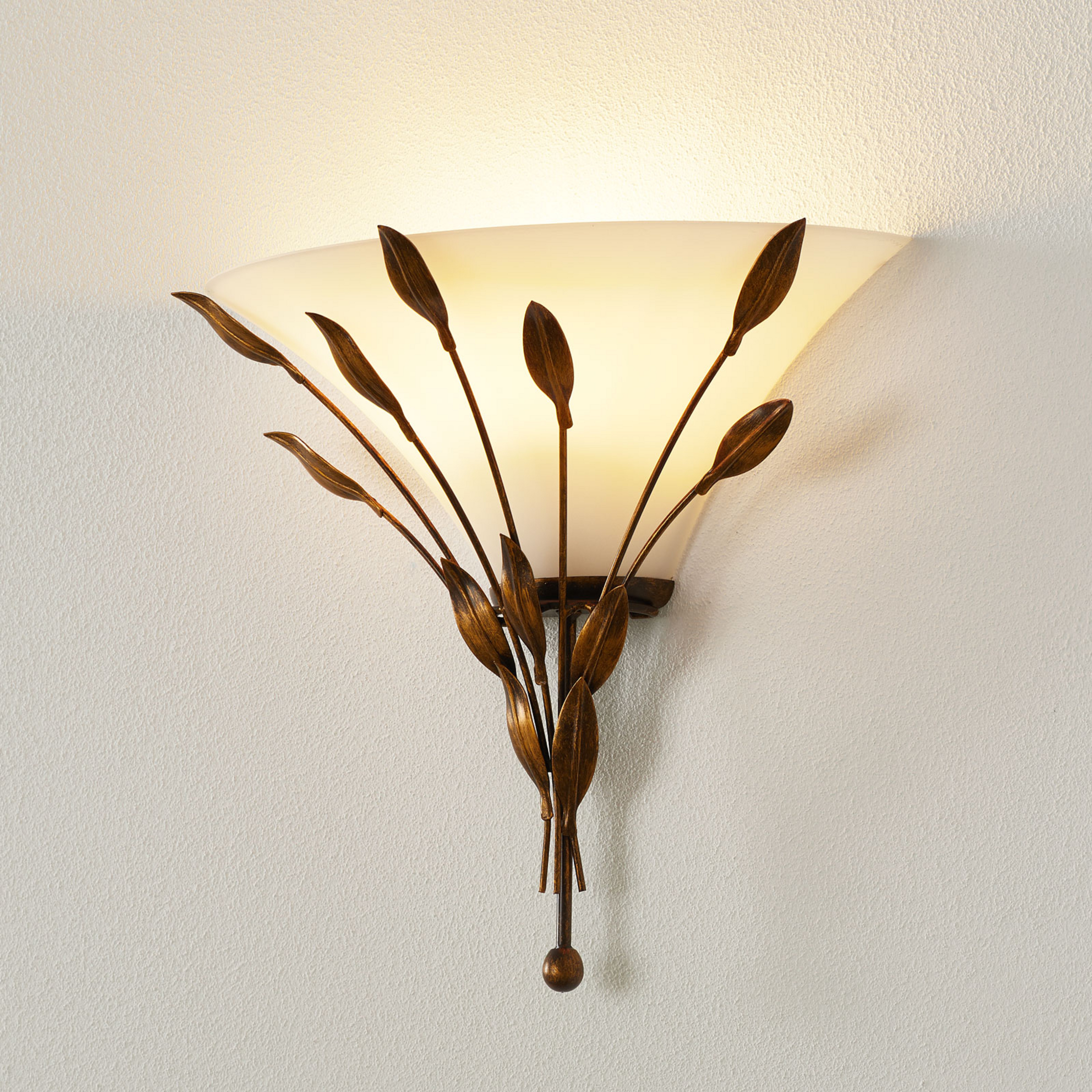 Applique murale CAMPANA avec décor de feuilles