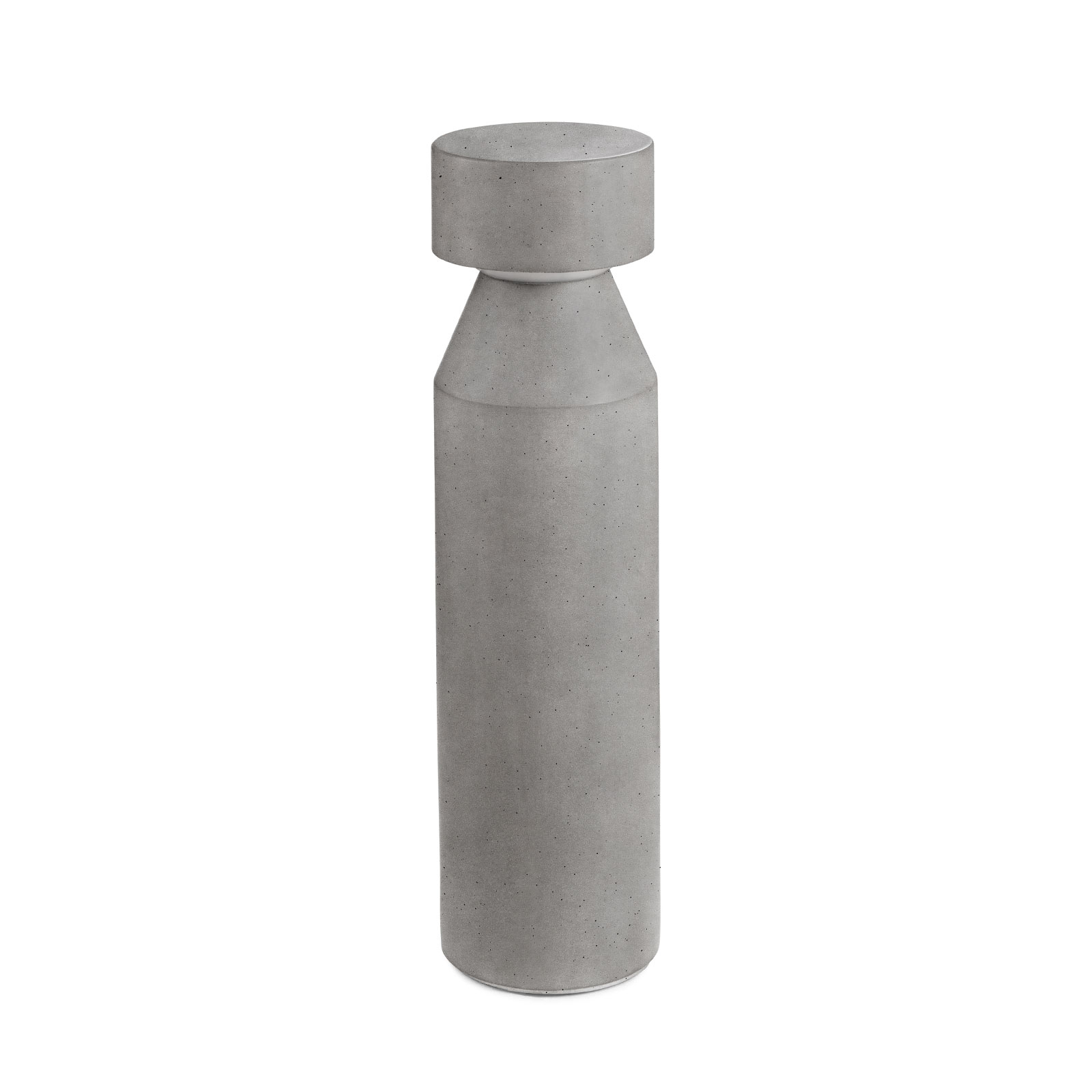 LEDS-C4 Row LED pillar light, 50 cm, cement, polycarbonate, 17.4 W, energy efficiency: A+, H: 50 cm