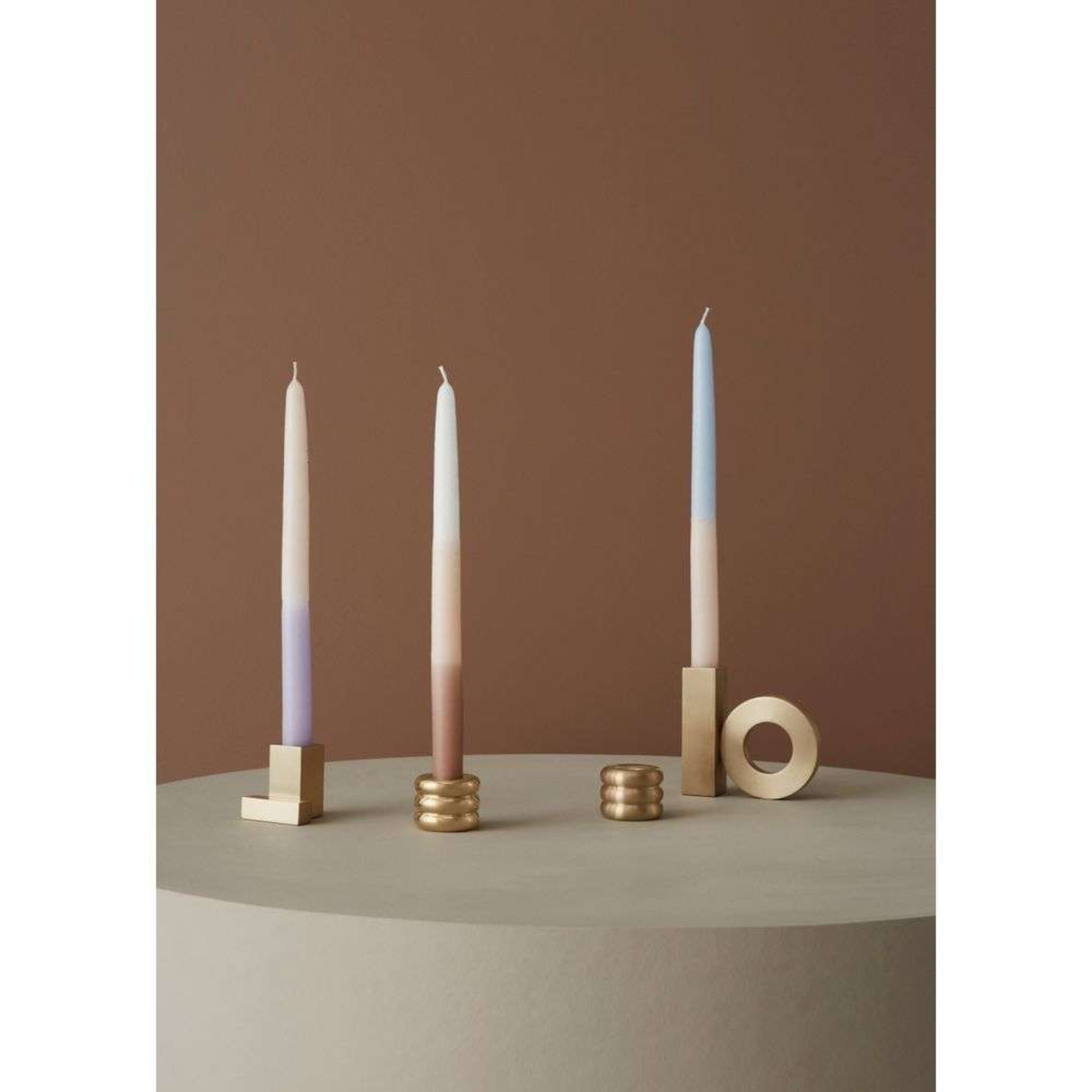 Square Solid Brass Candleholder - OYOY Living Design