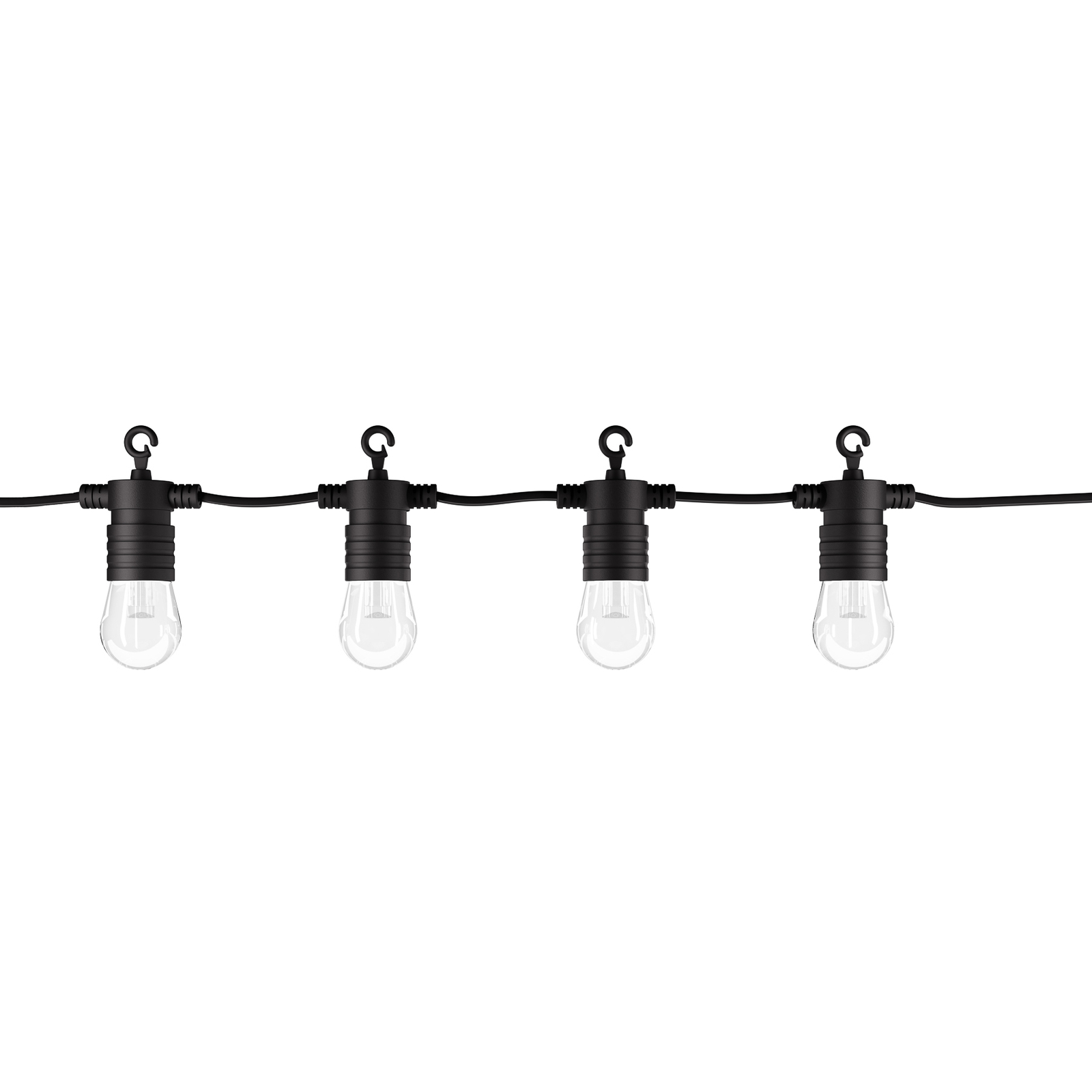 Guirlande LED tinte Stella, 12 lampes, CCT, RVB