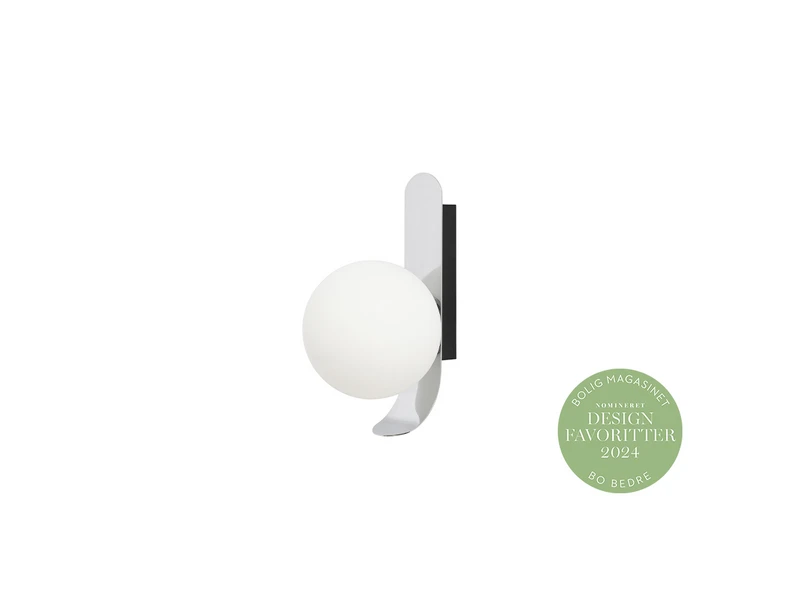 NOLA – Pearl Vägglampa Chrome