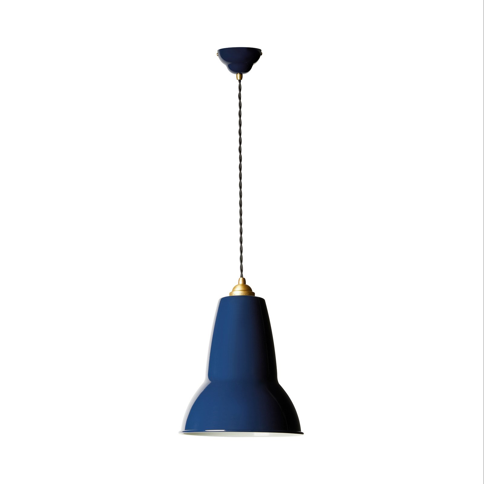 Original 1227 Midi Pendel Brass Midi Ink Blue - Anglepoise