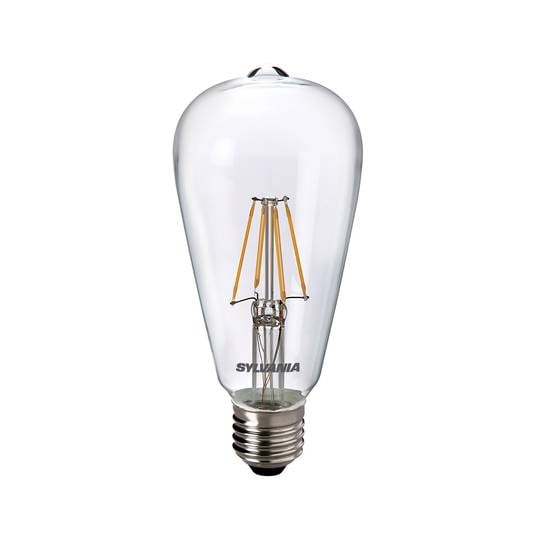 LED lamp E27 ToLEDo RT ST64 4,5W 827 läbipaistev