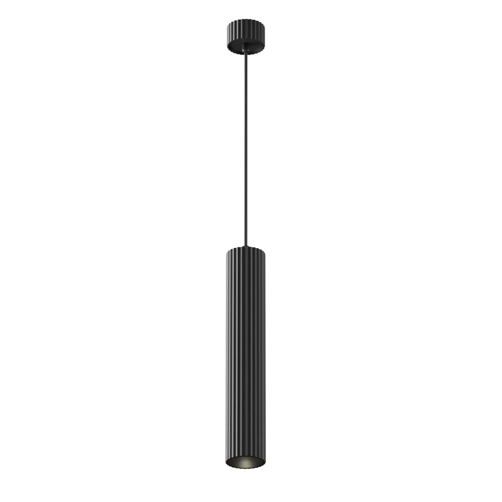 Hängeleuchte Calipso, schwarz, Ø 5,6 cm, Metall, GU10