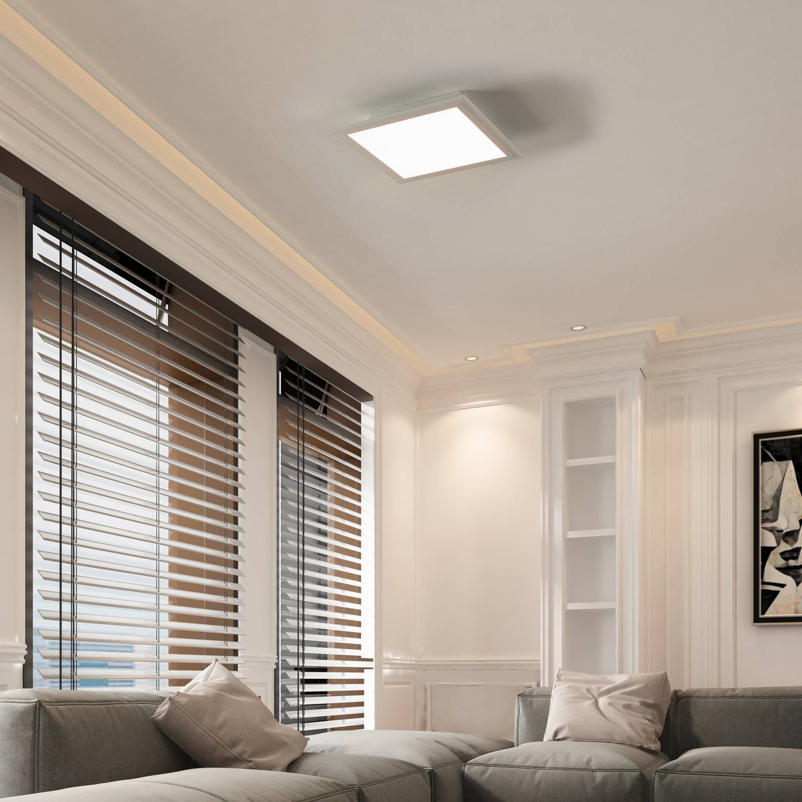 EGLO connect CCT Deckenlampe 30x30cm weiß günstig online kaufen