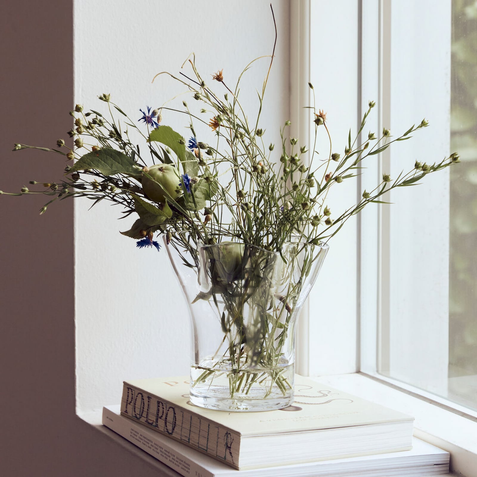 Vaso HDPlis, trasparente, altezza 17 cm, vetro - House Doctor