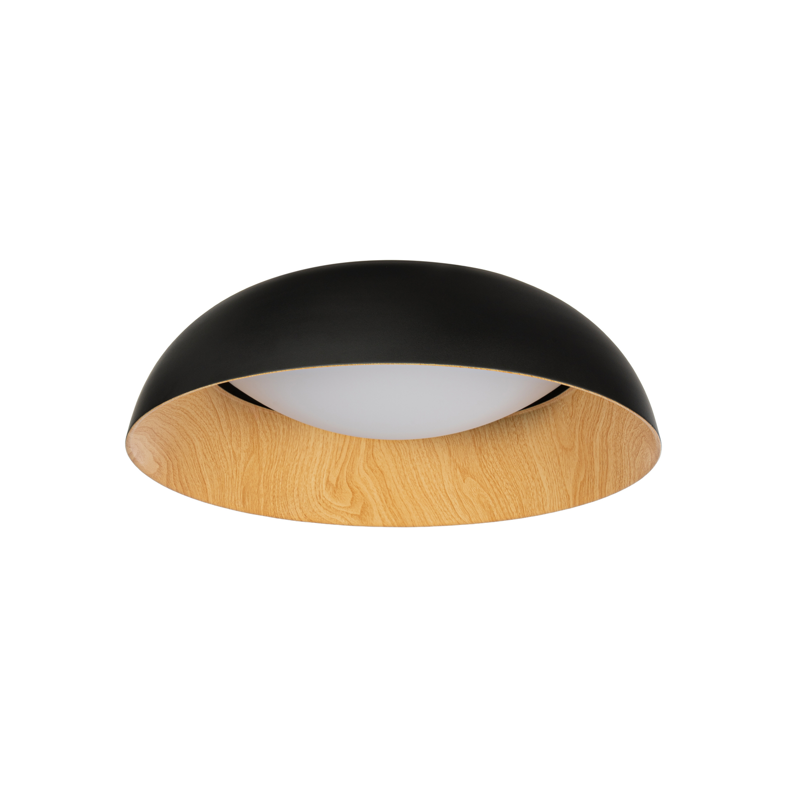 Lindby LED-Deckenleuchte Gracyn, schwarz, Ø 50 cm, step dim