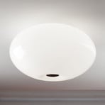 Piękna lampa sufitowa AIH 38 cm biała błyszcząca