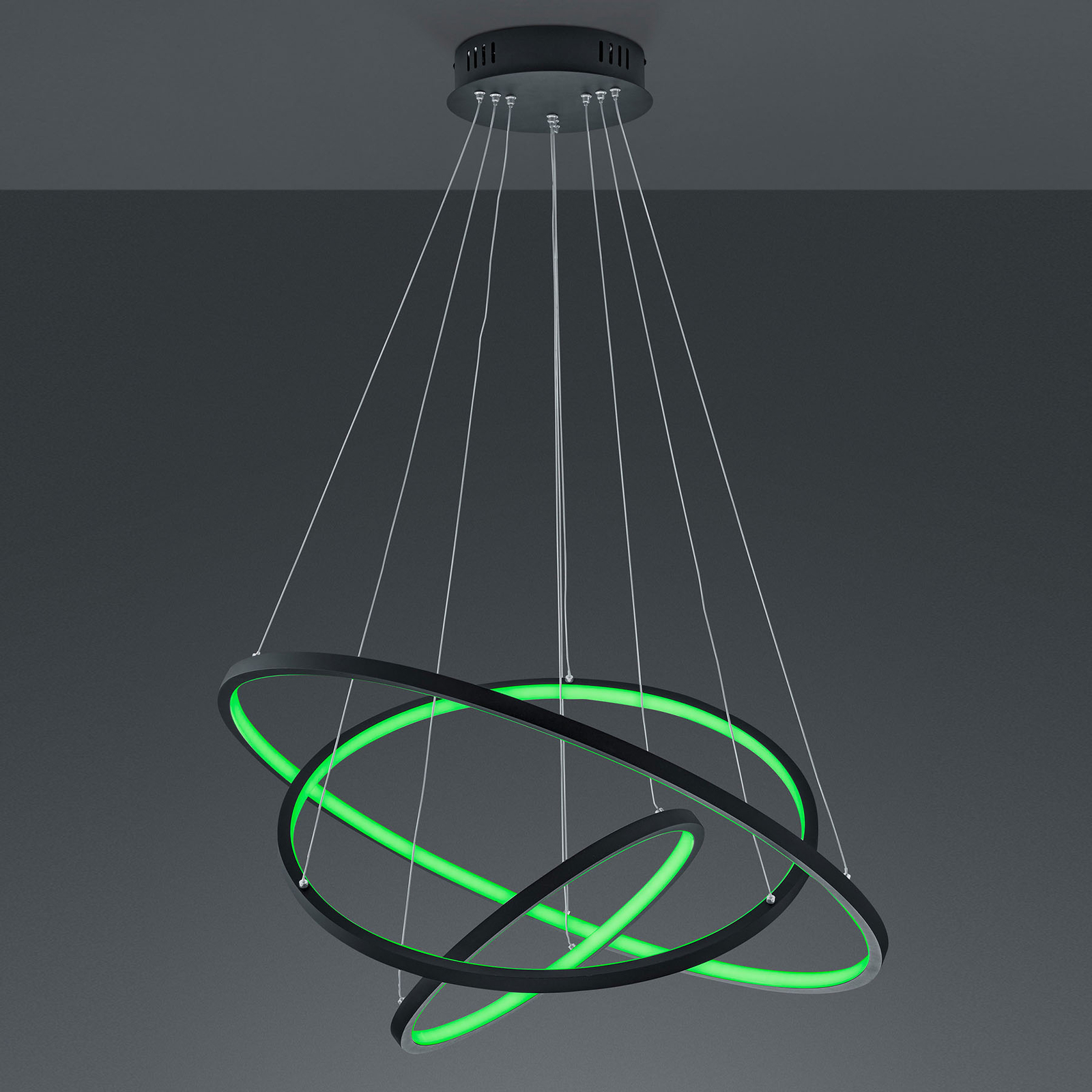 Trio WiZ Aaron suspension LED smart, anthracite