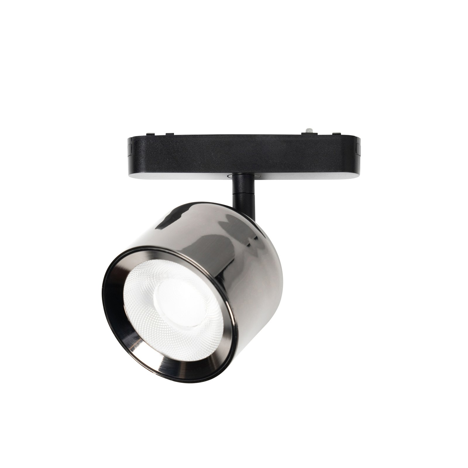 Lindby LED-Spot 48 V Lumaro, grau, Ø 8,2 cm, Alu, dimmbar