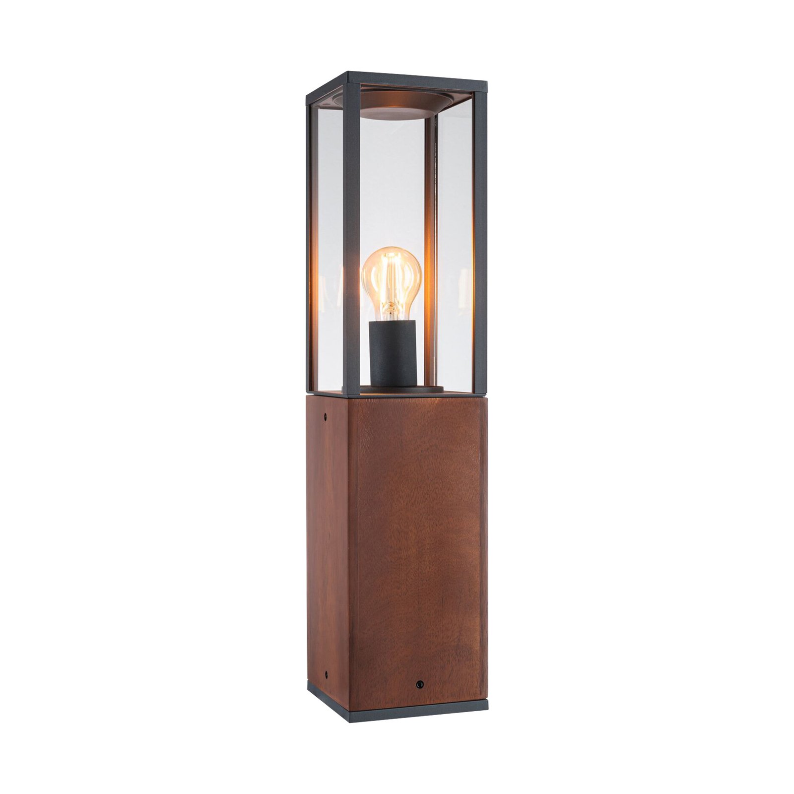 Dřevěné podstavcové světlo Paulmann Timba, výška 60 cm