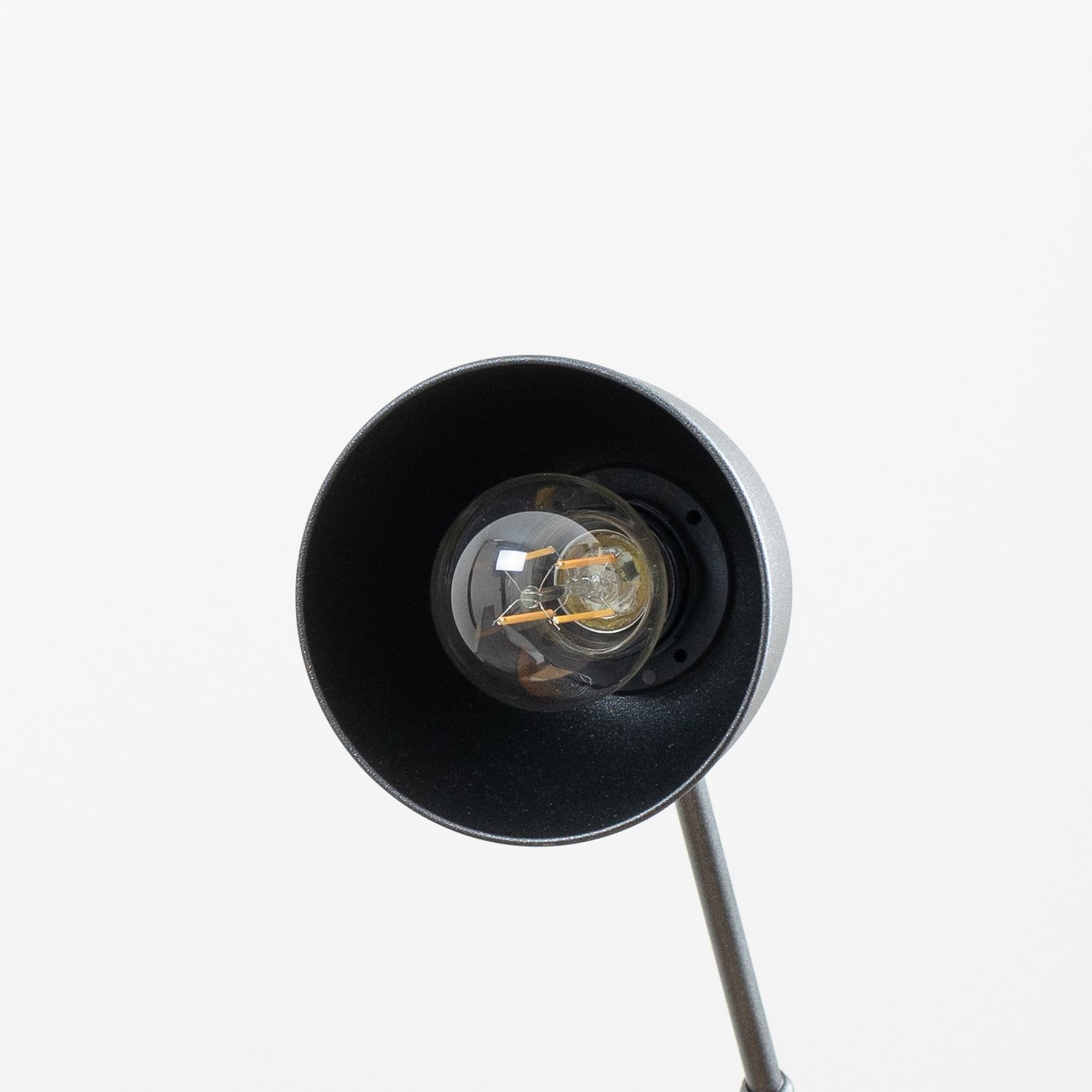 Bordlampe Emoti, antrasitt, 45 cm høy, justerbar