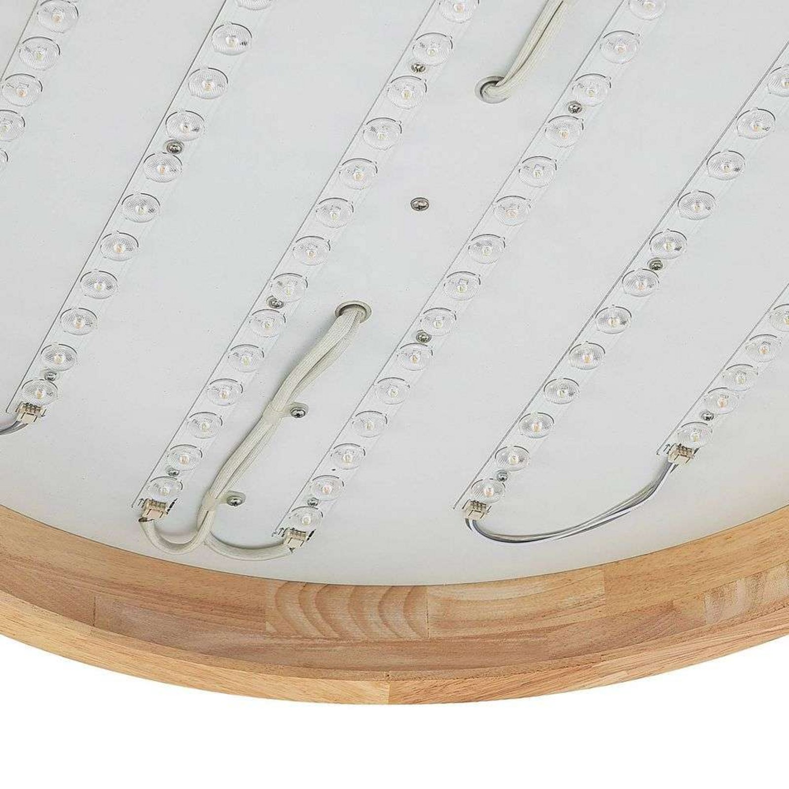 Lanira LED Plafonieră Ø60 Wood - Lindby