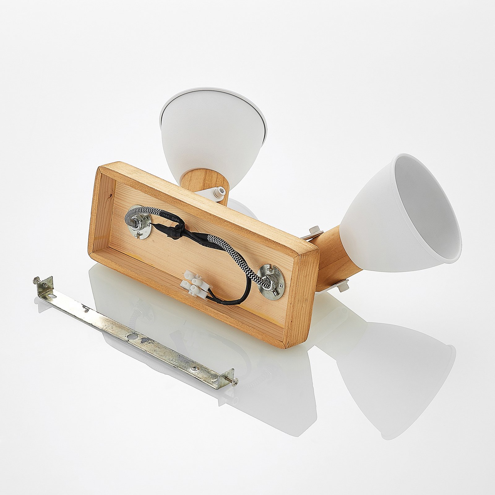 Merela 2 PlafondWood/White - Lindby