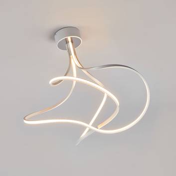 LED-taklampe Lungo alu., høyde 42 cm