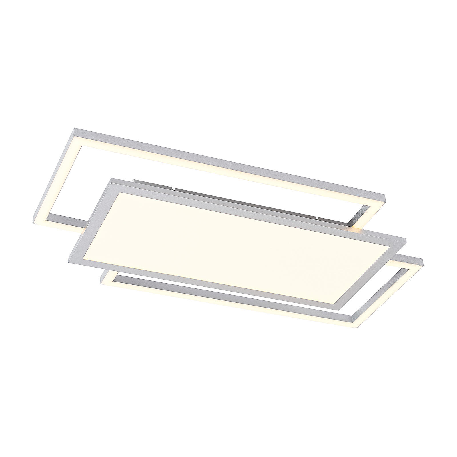 Lucande Ciaran LED-Deckenlampe, Rechtecke