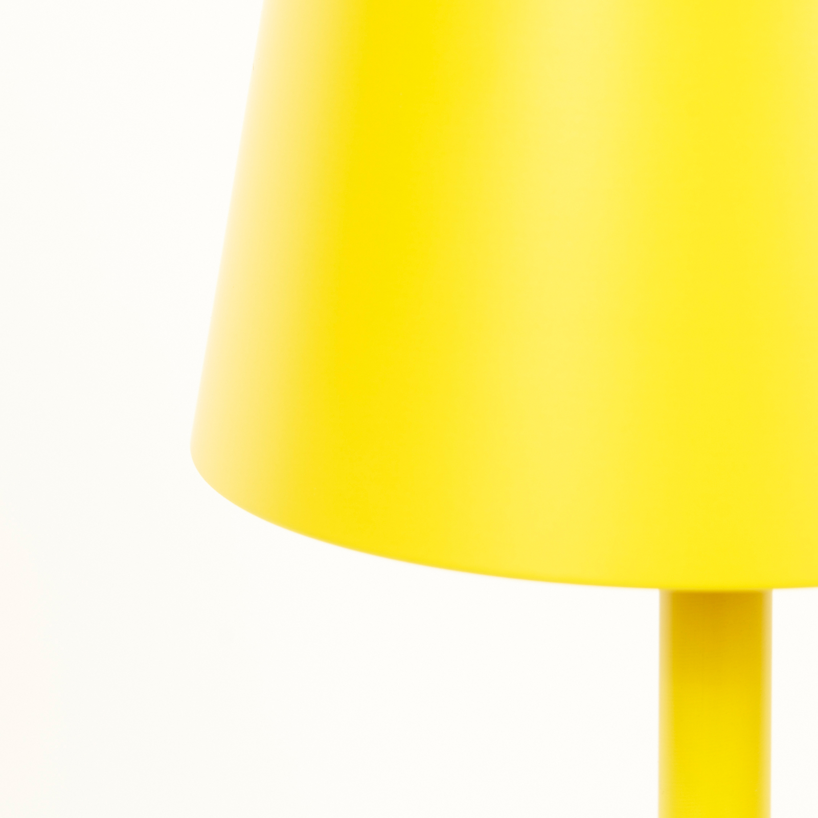 Lindby Janea lampe de table LED rechargeable, jaune mimosa