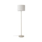 Libbie Stehleuchte, beige, Höhe 150 cm, Leinen, Metall, E27 - Lindby