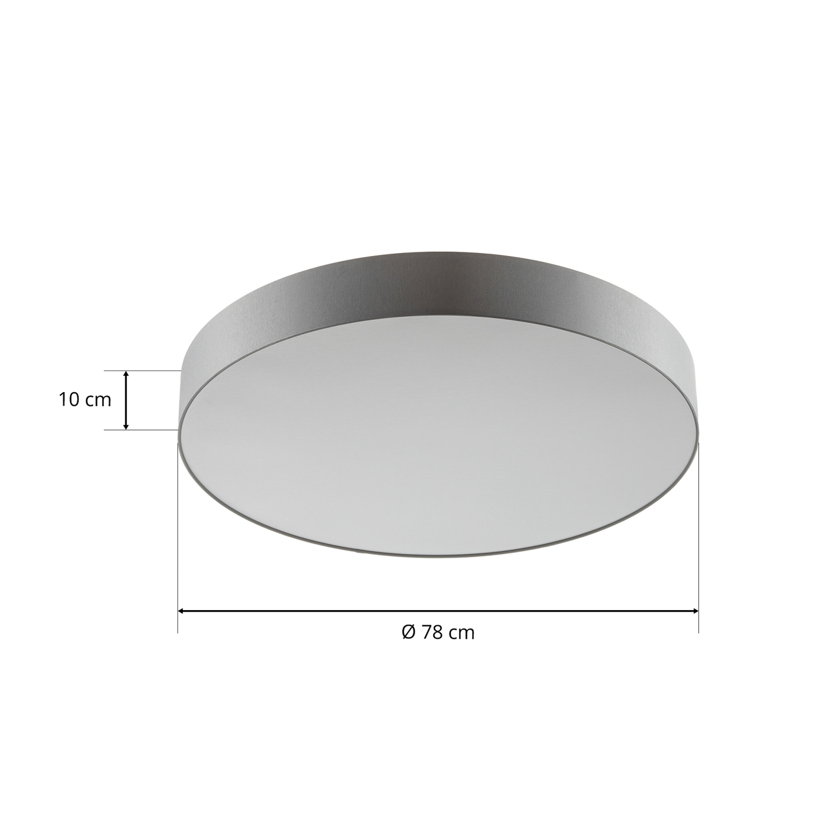 Ronde LED plafondlamp Luno met dimfunctie