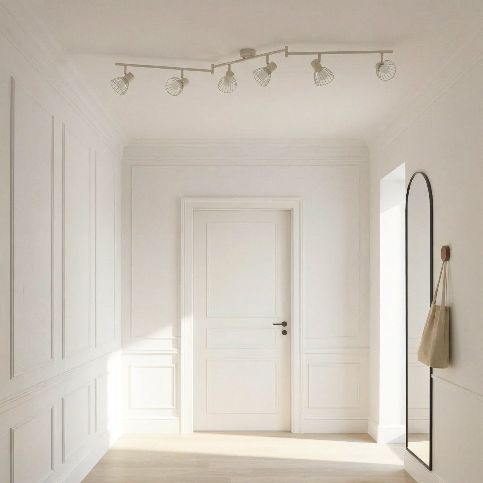 Piena 6 Deckenleuchte Beige - Lindby