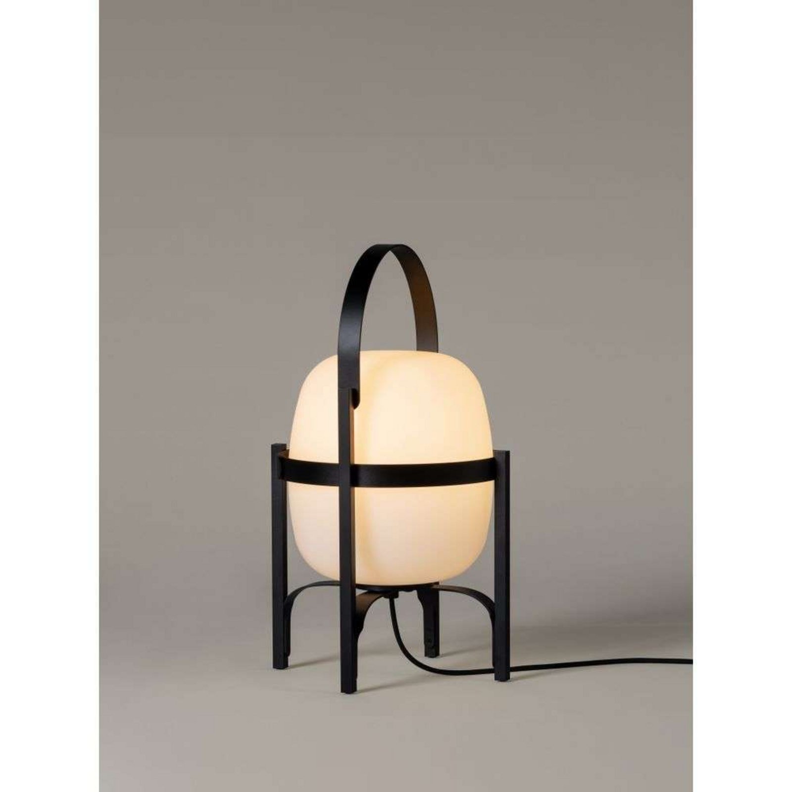 Cesta Exterior Lampadar de Exterior Black - Santa & Cole