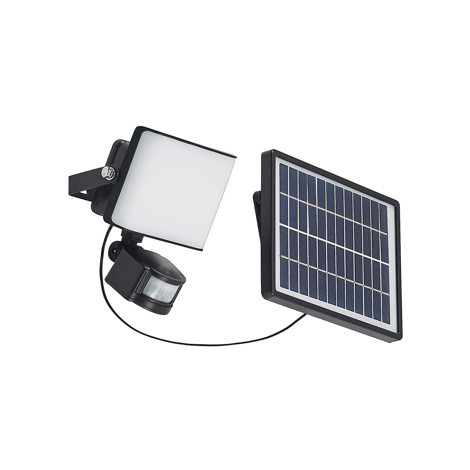 Prios Darini LED-solcelleveggspot med sensor