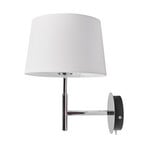Dorothea Wandlamp White/Chrome - Lucande