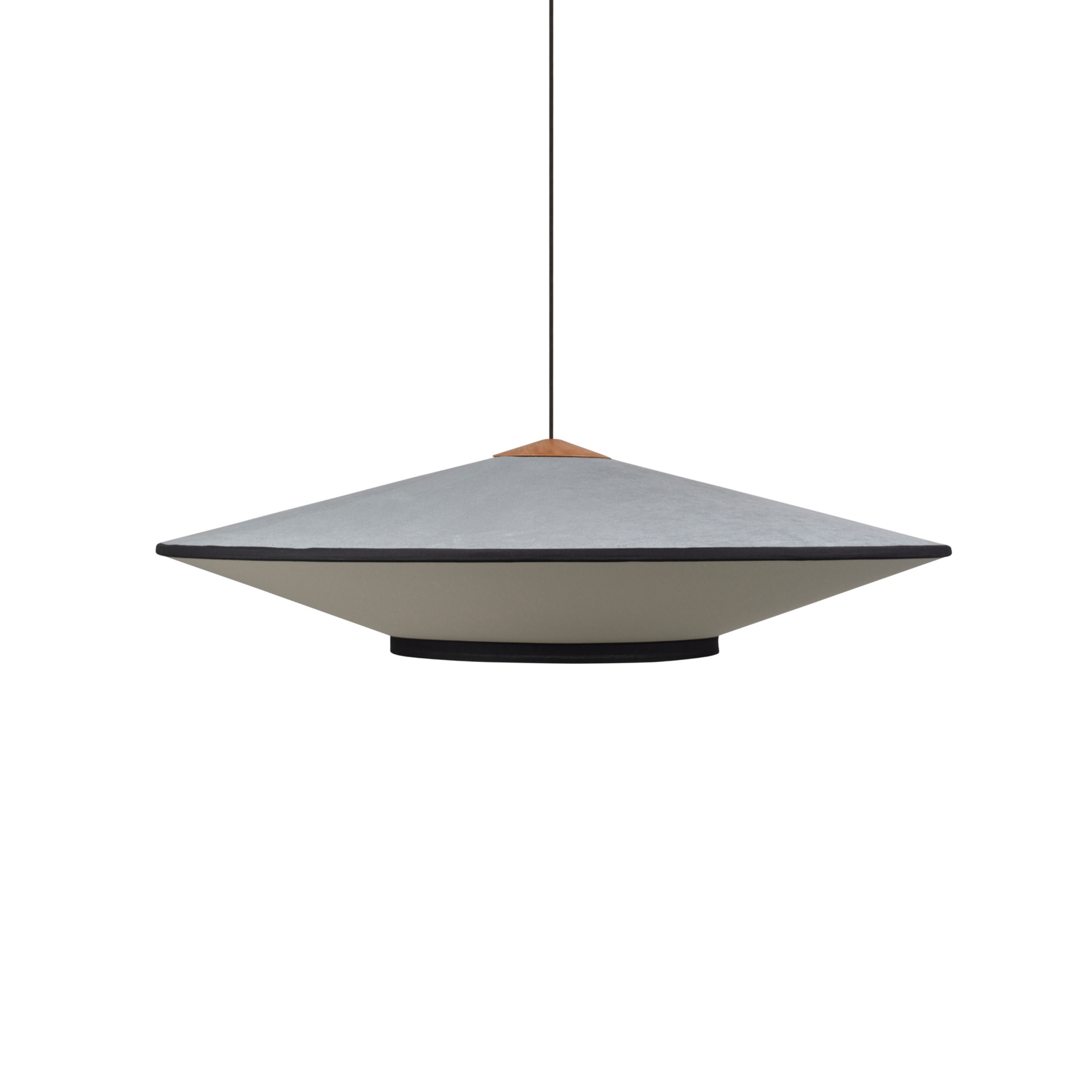 Cymbal L hængelampe, atlantisk blå, Ø 95 cm - Forestier