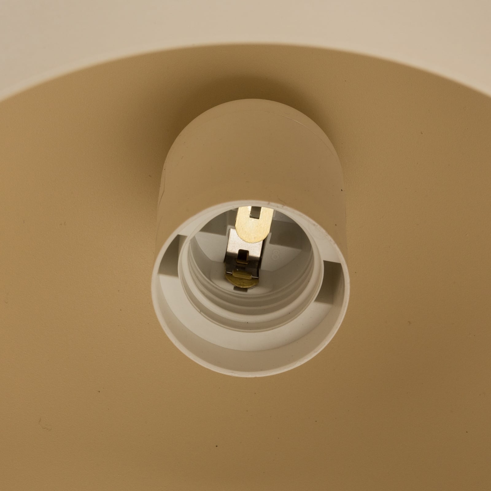 Lampada a sospensione Timon, color taupe/beige, lunghezza 60 cm, metallo, a 3