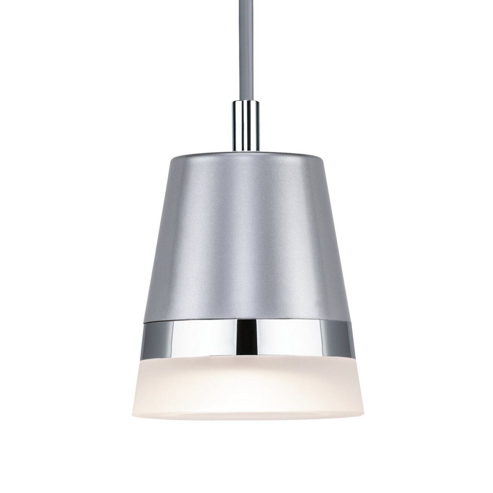 Paulmann URail lampada a sospensione Cone, cromo opaco, GU10