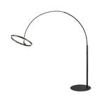 SLV LED podna lampa One Bow FL, crna, čelik, visina 232 cm