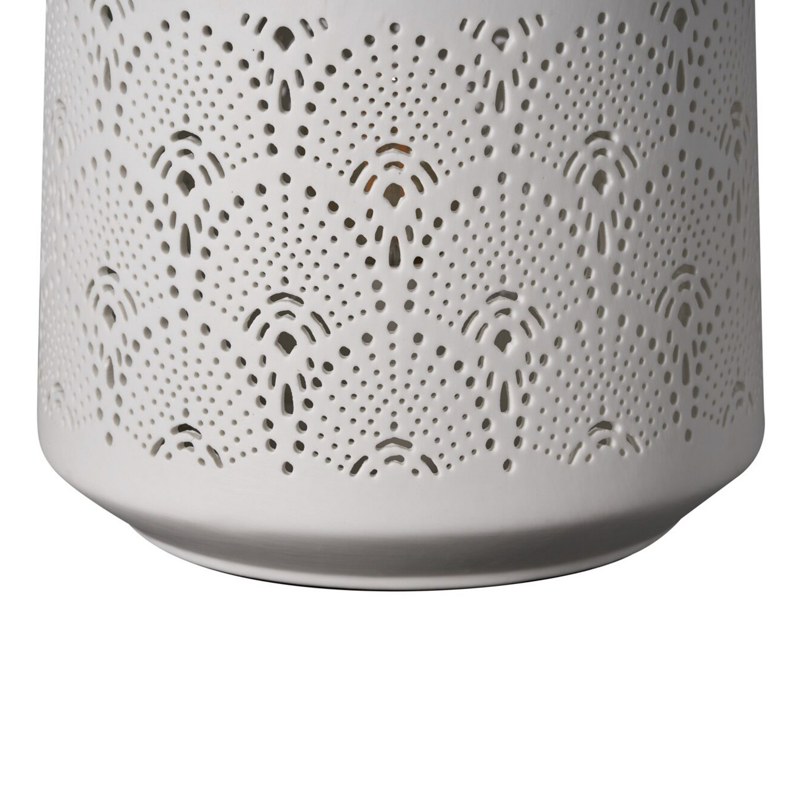 Pauleen-pöytälamppu PRETTY SUNKISS, valkoinen, korkeus 18 cm, posliini