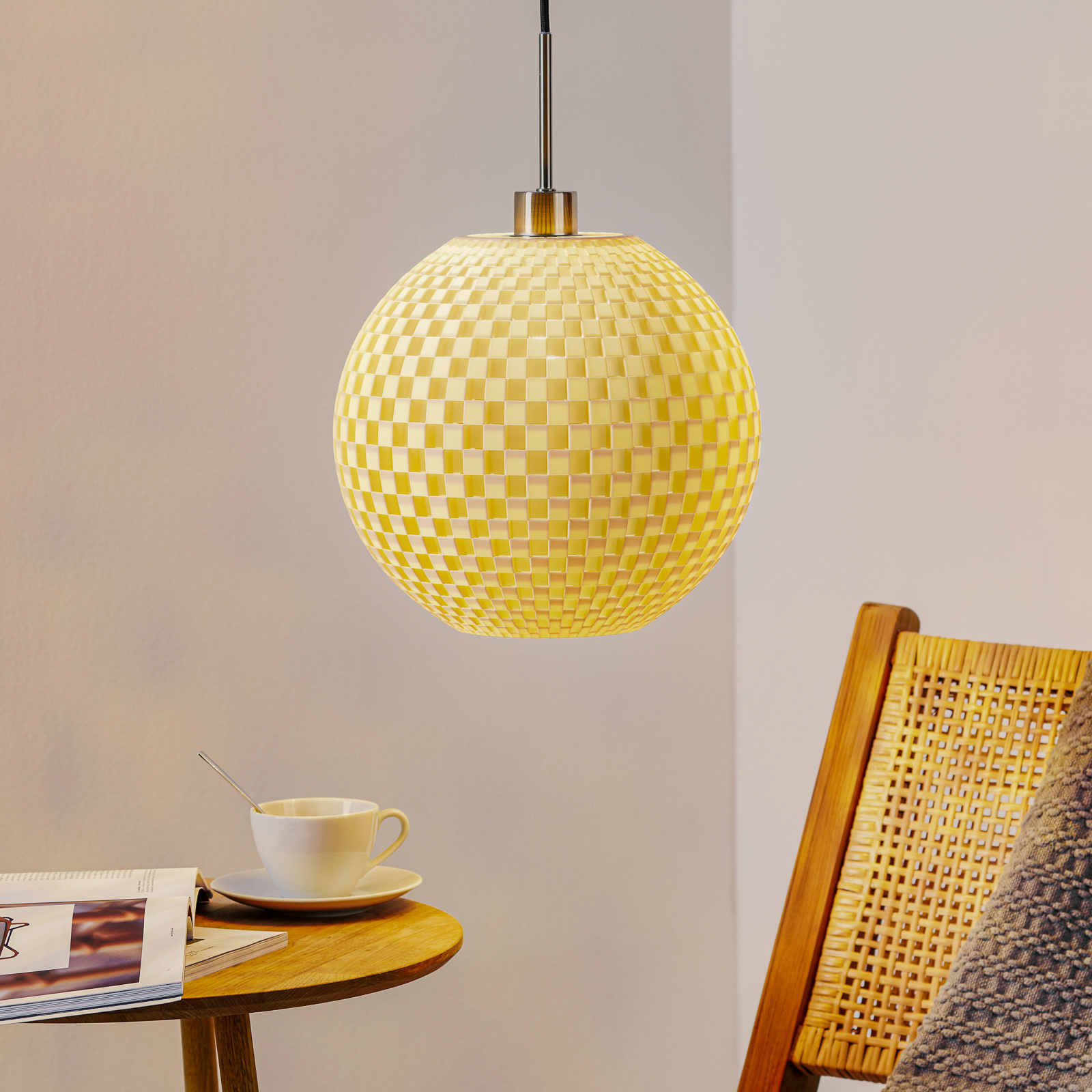 Light Flechtwerk designer pendant lamp