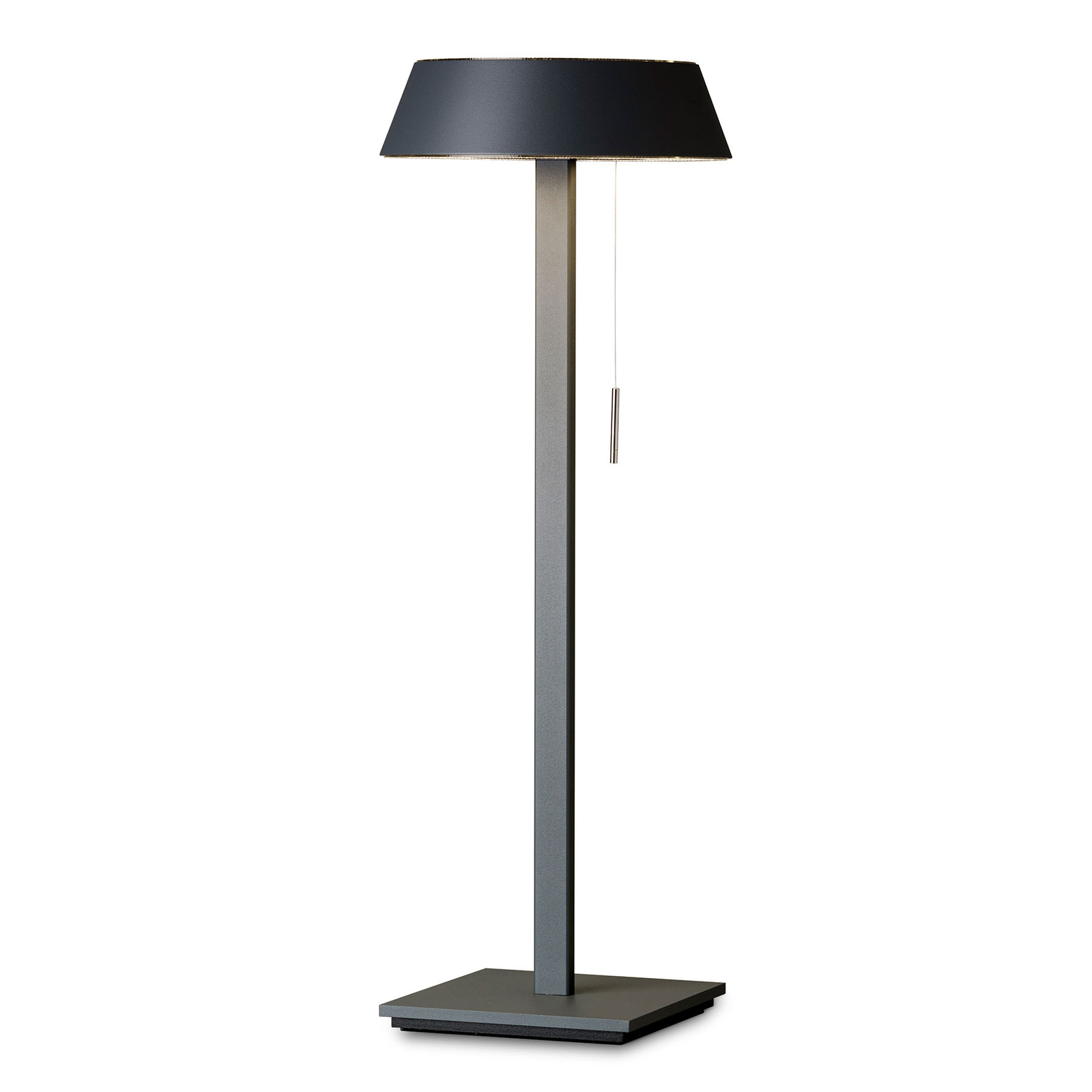 OLIGO Glance LED-bordlampe, dimmbar trekkbryter